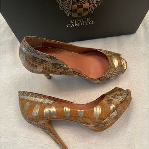 Vince Camuto Multi Glam snake- brand new shoes.